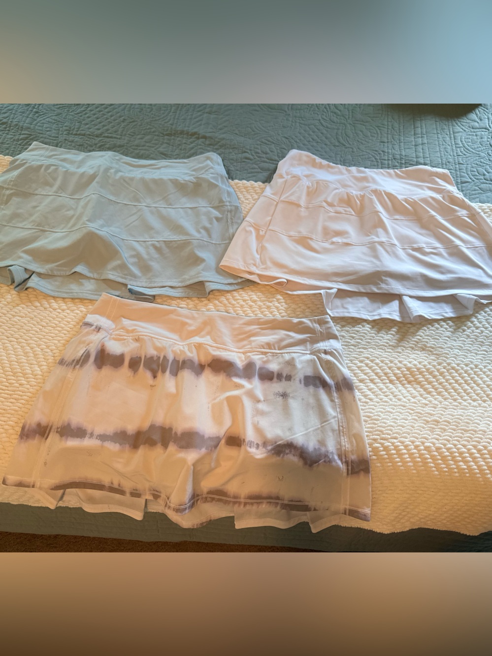 Lululemon Women’s Athletic Skirt - Light Blue, White, Tie-Dye Options